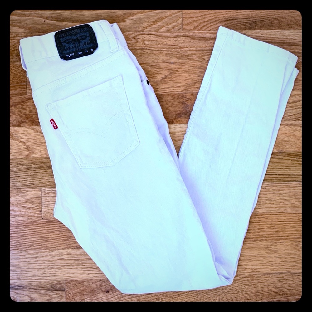 Levi’s skinny white jeans 510